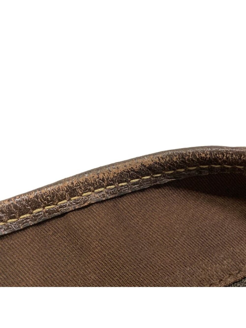 Gucci Tote Beige Dark Brown Leather - Picture 12 of 15